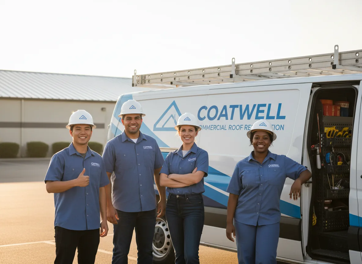 Commercial roof coating company in Mason, WI